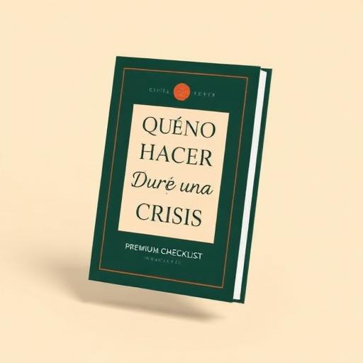 Mockup del bono Qué No Hacer Durante una Crisis